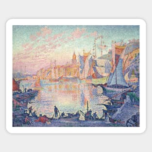 The Port of Saint-Tropez by Paul Signac Sticker